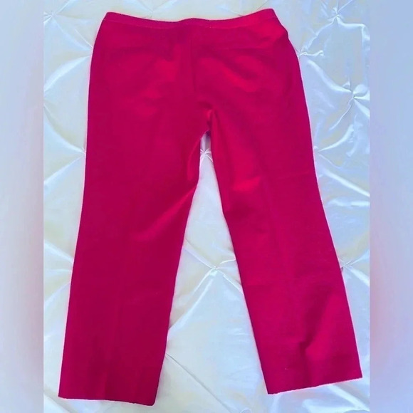 Worthington Women’s Stunning Fuchsia Capri Pink Pants Design Print Size 12 EUC - Picture 7 of 11